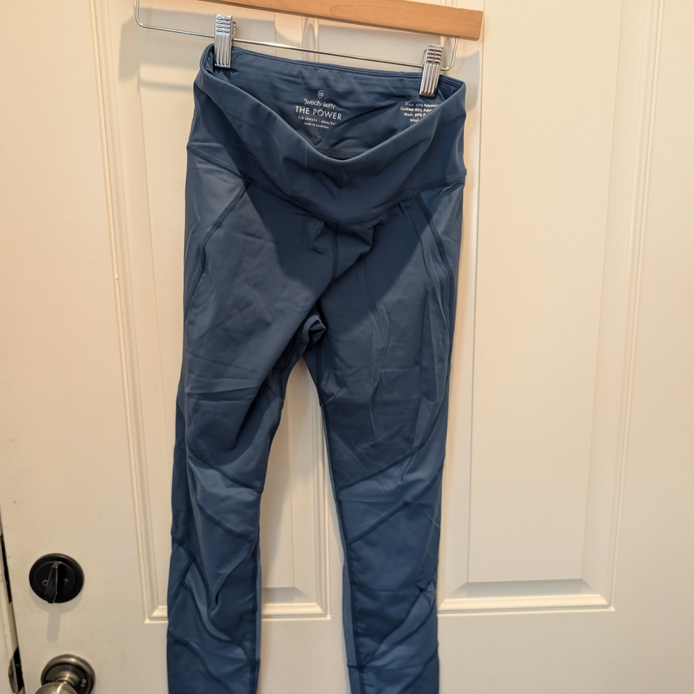 Sweaty Betty Teal Power Leggings